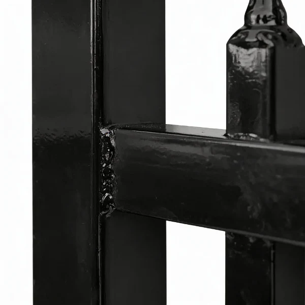 16 ft. Wrought Iron Driveway Gate - Arrow Design, Heavy-Duty