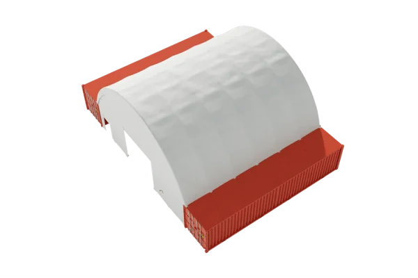 C4040 Container Shelter - 40'x40'x15'