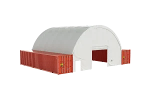 C4040 Container Shelter - 40'x40'x15'