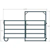 54 Panels & 2 Gates Corral Cattle Panels Pack - 10 Foot Wide x 5 for Height Per Panel - Powder Coated Tube Frame