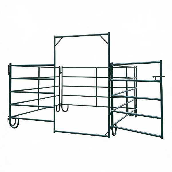 54 Panels & 2 Gates Corral Cattle Panels Pack - 10 Foot Wide x 5 for Height Per Panel - Powder Coated Tube Frame