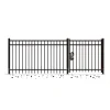 144FT 7’×4′ Flat Top Industrial Ornamental Fencing Line - 20 Panels & 2 Gate