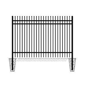 240FT Industrial Site Fencing 10’×7’ [24 Panels]