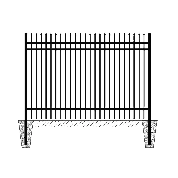 240FT Industrial Site Fencing 10’×7’ [24 Panels]